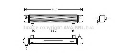 AVA QUALITY COOLING SB3018 Олійний радіатор, автоматична коробка передач