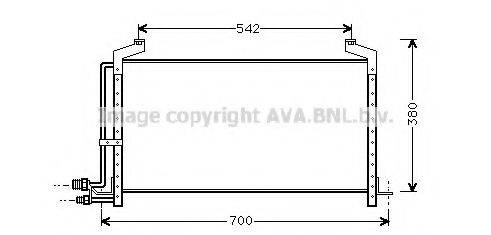 AVA QUALITY COOLING SB5031 Конденсатор, кондиціонер