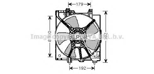 AVA QUALITY COOLING SU7509 Вентилятор, охолодження двигуна