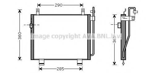 AVA QUALITY COOLING SZ5060D Конденсатор, кондиціонер