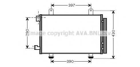 AVA QUALITY COOLING SZ5090D Конденсатор, кондиціонер