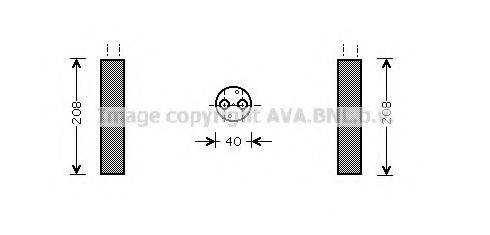 AVA QUALITY COOLING SZD094 Осушувач, кондиціонер