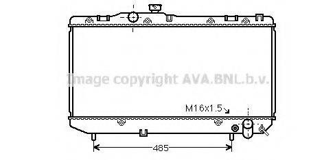 AVA QUALITY COOLING TO2142 Радіатор, охолодження двигуна