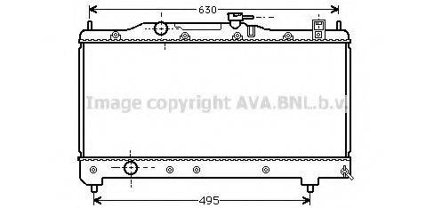 AVA QUALITY COOLING TO2237 Радіатор, охолодження двигуна