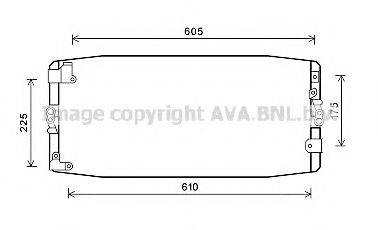 AVA QUALITY COOLING TO5586 Конденсатор, кондиціонер