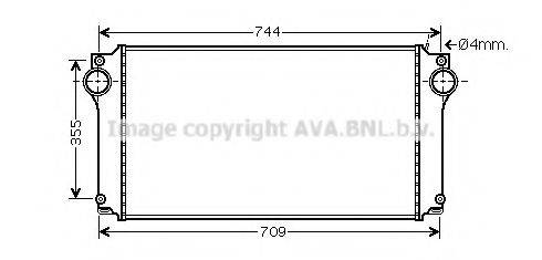 AVA QUALITY COOLING TOA4362 Інтеркулер