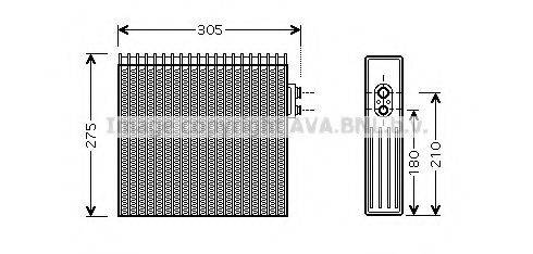 AVA QUALITY COOLING TOV421 Випарник, кондиціонер