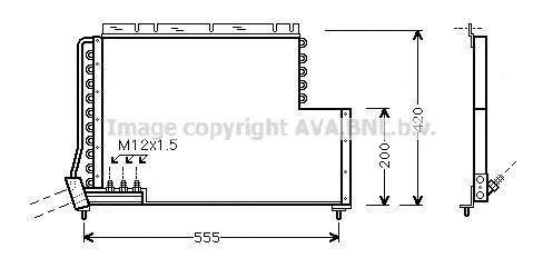 AVA QUALITY COOLING VO5078 Конденсатор, кондиціонер