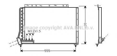 AVA QUALITY COOLING VO5090 Конденсатор, кондиціонер