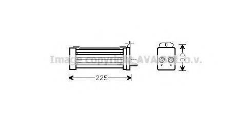 AVA QUALITY COOLING VW3276 масляний радіатор, моторне масло