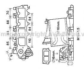 AVA QUALITY COOLING VW4376 Інтеркулер