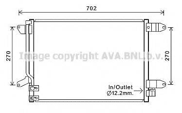 AVA QUALITY COOLING VW5330 Конденсатор, кондиціонер