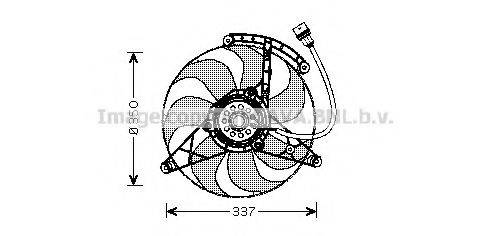 AVA QUALITY COOLING VW7516 Вентилятор, охолодження двигуна