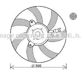 AVA QUALITY COOLING VW7527 Вентилятор, охолодження двигуна