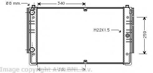 AVA QUALITY COOLING VWA2149 Радіатор, охолодження двигуна