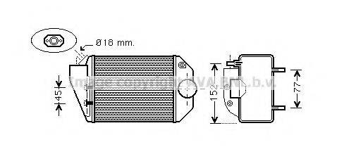 AVA QUALITY COOLING VWA4221 Інтеркулер