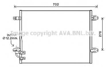 AVA QUALITY COOLING VWA5323 Конденсатор, кондиціонер