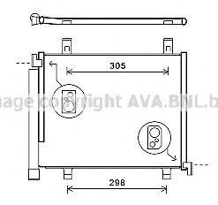 AVA QUALITY COOLING VWA5327D Конденсатор, кондиціонер