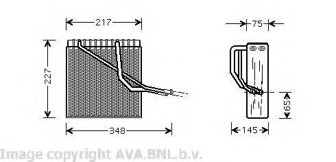 AVA QUALITY COOLING VWV055 Випарник, кондиціонер