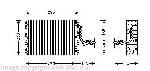 AVA QUALITY COOLING VWV171 Випарник, кондиціонер