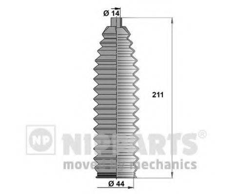 NIPPARTS J2846009 Комплект пильника, рульове керування