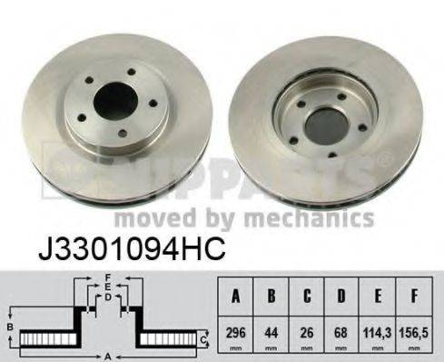 NIPPARTS J3301094HC гальмівний диск