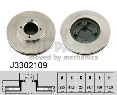 NIPPARTS J3302109 гальмівний диск