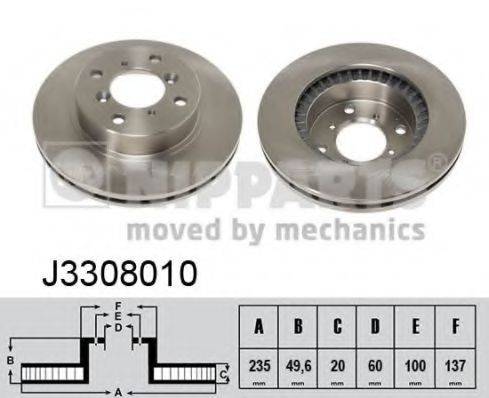 NIPPARTS J3308010 гальмівний диск