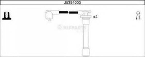 NIPPARTS J5384003 Комплект дротів запалювання