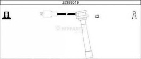 NIPPARTS J5388019 Комплект дротів запалювання