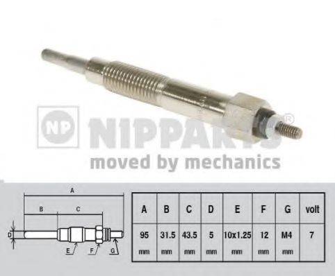 NIPPARTS J5712004 Свічка розжарювання