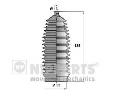 NIPPARTS N2840907 Комплект пильника, рульове керування