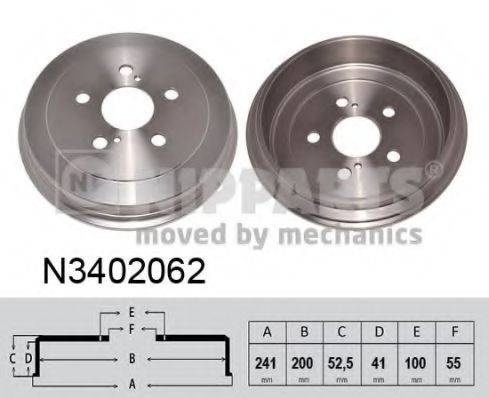 NIPPARTS N3402062 Гальмівний барабан