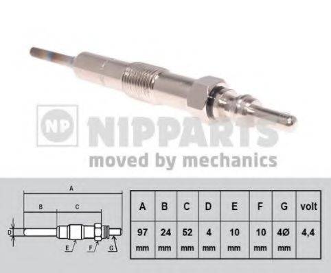 NIPPARTS N5711035 Свічка розжарювання