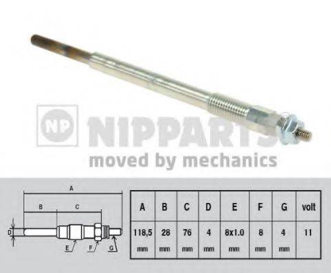 NIPPARTS N5713014 Свічка розжарювання