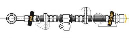 MGA F6157 Гальмівний шланг