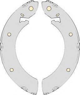 MGA K543448 Комплект гальм, барабанний гальмівний механізм