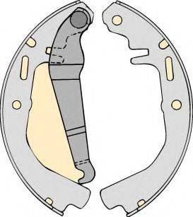 MGA M575 Комплект гальмівних колодок