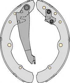 MGA M591 Комплект гальмівних колодок