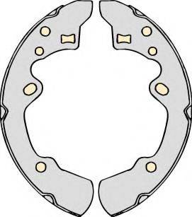 MGA K655316 Комплект гальм, барабанний гальмівний механізм