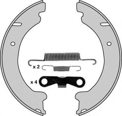 MGA M745R Комплект гальмівних колодок, стоянкова гальмівна система