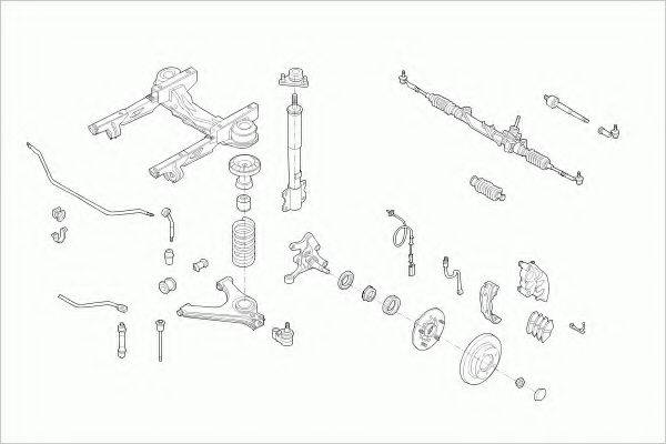 ZF PARTS FORDTRANSFZ006 Рульове управління; Підвіска колеса