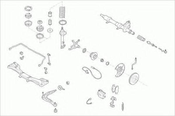 ZF PARTS BMW3COUFZ002 Рульове управління; Підвіска колеса