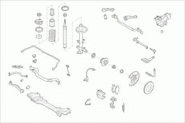 ZF PARTS BMW5FZ005 Рульове управління; Підвіска колеса