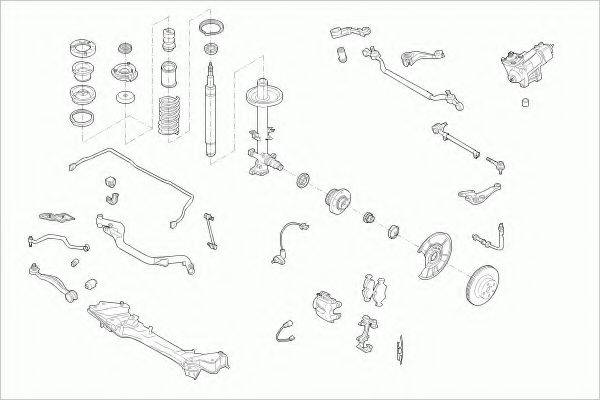 ZF PARTS BMW5TOUFZ007 Рульове управління; Підвіска колеса