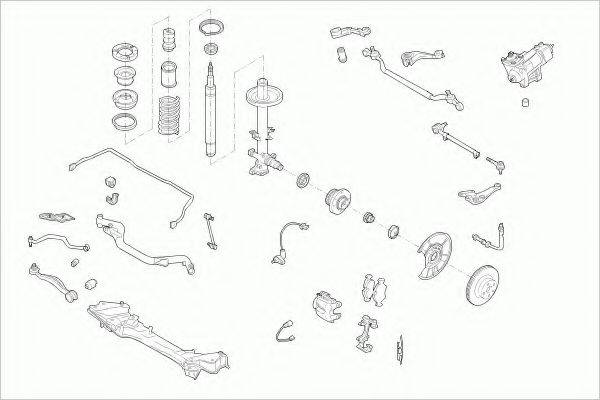 ZF PARTS BMW5TOUFZ001 Рульове управління; Підвіска колеса