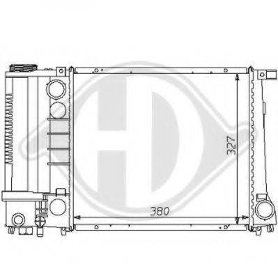 DIEDERICHS 8102166 Радіатор, охолодження двигуна