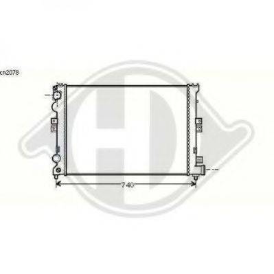 DIEDERICHS 8109142 Радіатор, охолодження двигуна