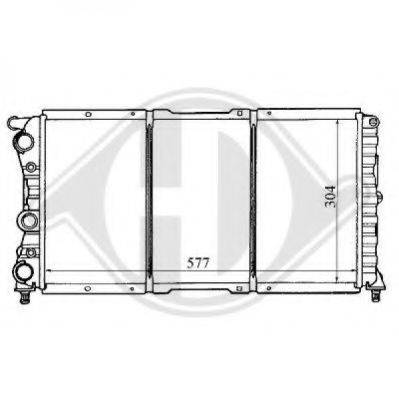 DIEDERICHS 8109153 Радіатор, охолодження двигуна
