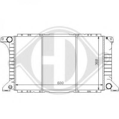 DIEDERICHS 8110171 Радіатор, охолодження двигуна